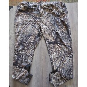 Browning Camo Camoflage Fleece Pants Under Hunting Fishing Waders Men XL (40-42)